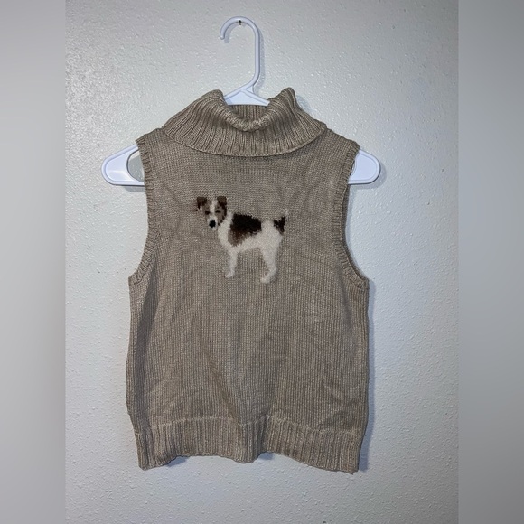 Rare Ralph Lauren Hand Knit Turtle Neck with Terrier - Picture 3 of 10
